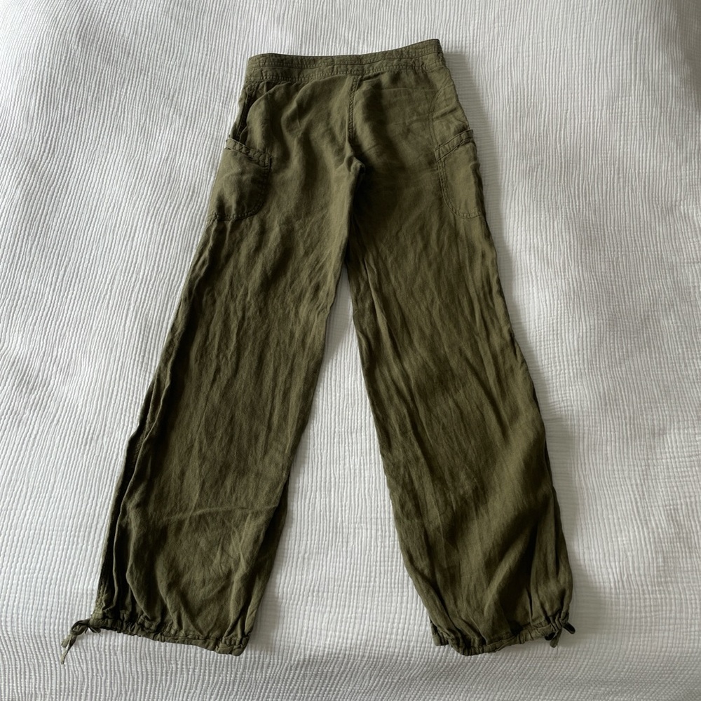 H&M 100% Linen Low-Rise Pants - Picture 3 of 7